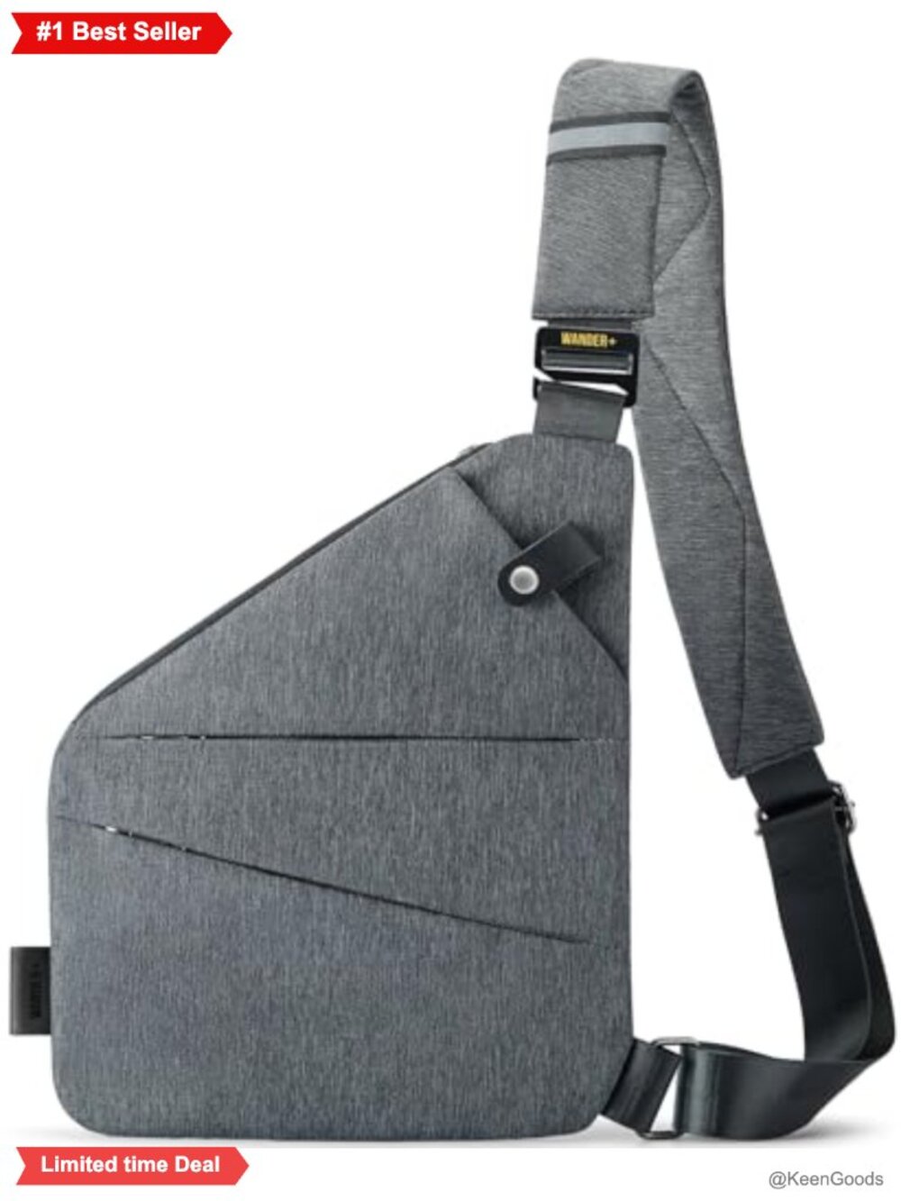 Anti Theft Nylon Crossbody Bag
